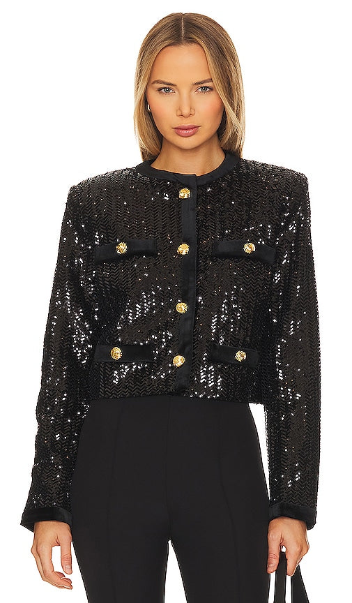 Ronny Kobo Cullen Jacket in Black - Veste Ronny Kobo Cullen en noir - Ronny Kobo Cullen 黑色夹克 - Ronny Kobo Cullen Jacke in Schwarz - Ronny Kobo Cullen 자켓 블랙 색상 - Giacca Ronny Kobo Cullen in nero