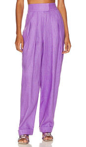 Ronny Kobo Darine Pant in Purple - Pantalon Ronny Kobo Darine en violet - Ronny Kobo Darine 紫色长裤 - Ronny Kobo Darine Hose in Lila - Ronny Kobo Darine 팬츠 - Pantaloni Ronny Kobo Darine in viola