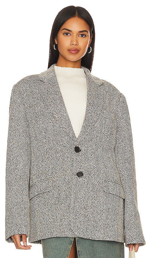 Ronny Kobo Grandpa Jacket in Grey