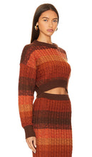 Ronny Kobo Ingram Knit Top in Rust