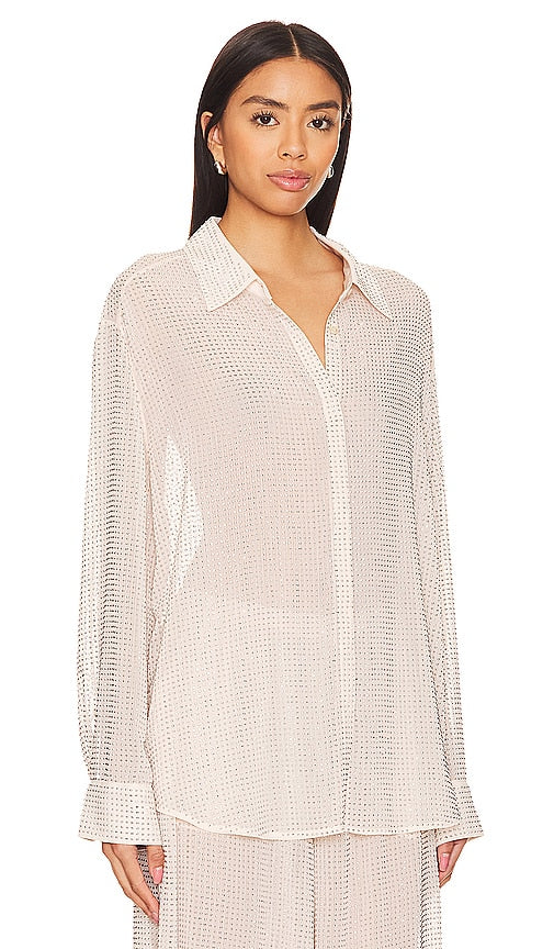 Ronny Kobo Jocelyn Top in Nude