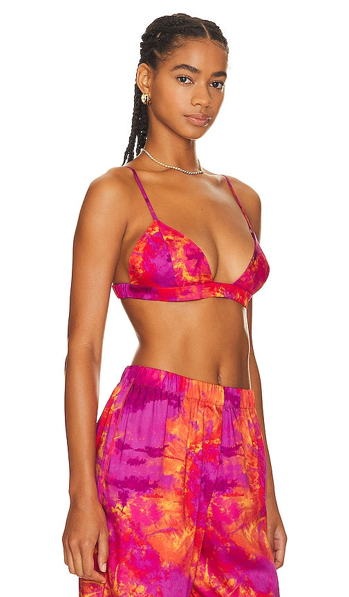 Ronny Kobo Kara Top in Pink