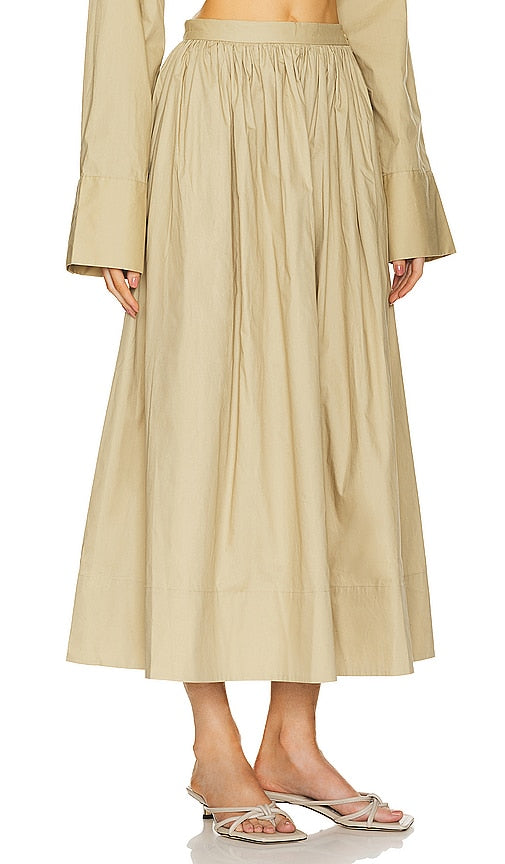 Ronny Kobo Renza Skirt in Tan