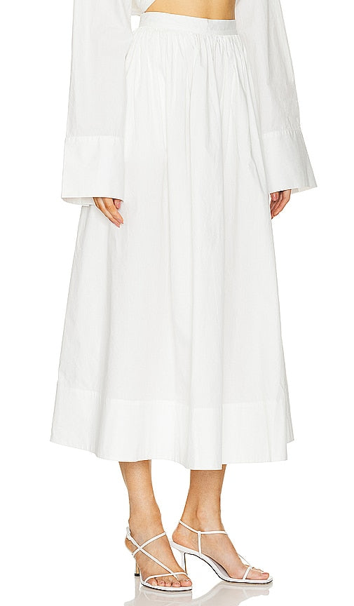 Ronny Kobo Renza Skirt in White