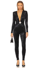 Ronny Kobo Rhodes Velvet Catsuit in Black - Ronny Kobo Rhodes Combinaison en velours noir - Ronny Kobo Rhodes 黑色天鹅绒紧身连衣裤 - Ronny Kobo Rhodes Samt-Catsuit in Schwarz - Ronny Kobo Rhodes 벨벳 캣수트 블랙 색상 - Catsuit in velluto Ronny Kobo Rhodes in nero