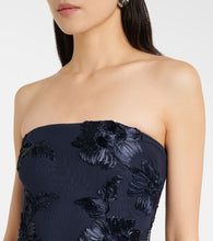 Rotate 3D mesh maxi dress