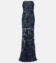 Rotate 3D mesh maxi dress. 旋转3D网状长裙