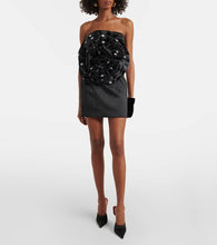 Rotate Big Flower minidress