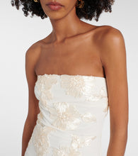 Rotate Bridal Alberty floral-appliqu√É¬© mesh gown