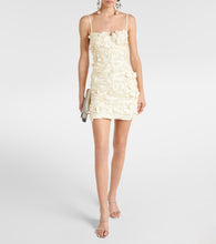 Rotate Bridal Flora embroidered minidress