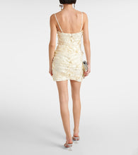 Rotate Bridal Flora embroidered minidress