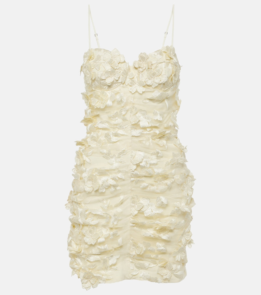 Rotate Bridal Flora embroidered minidress. Rotate Bridal Flora刺绣迷你连衣裙