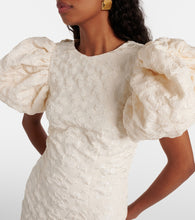 Rotate Bridal floral jacquard midi dress
