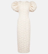 Rotate Bridal floral jacquard midi dress. Rotate Bridal 花卉提花中长连衣裙
