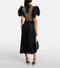 Rotate Dawnana embellished puff-sleeve gown