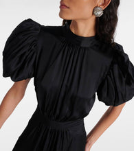 Rotate Dawnana embellished puff-sleeve gown