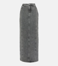 Rotate Embellished denim maxi skirt - 旋转装饰牛仔长裙