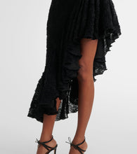 Rotate Floral ruffled midi dress