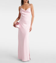 Rotate Grace satin slip dress