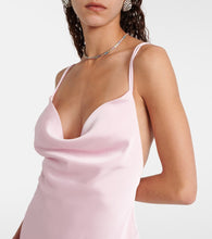Rotate Grace satin slip dress