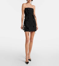 Rotate Rose-appliqu√É¬© minidress