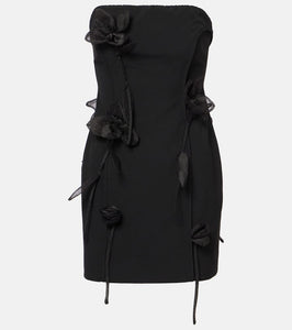Rotate Rose-appliqu√É¬© minidress