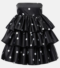 Rotate Ruffled satin minidress