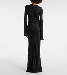 Rotate Satin maxi dress
