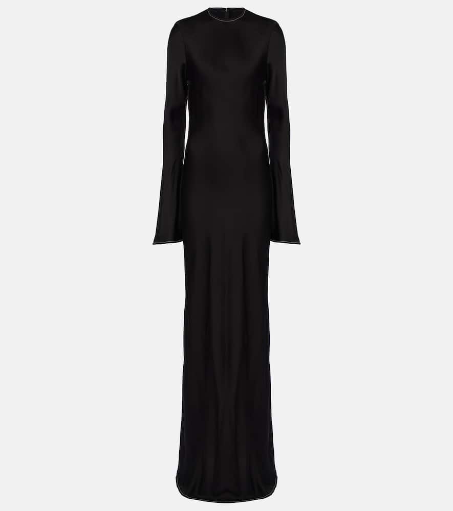 Rotate Satin maxi dress