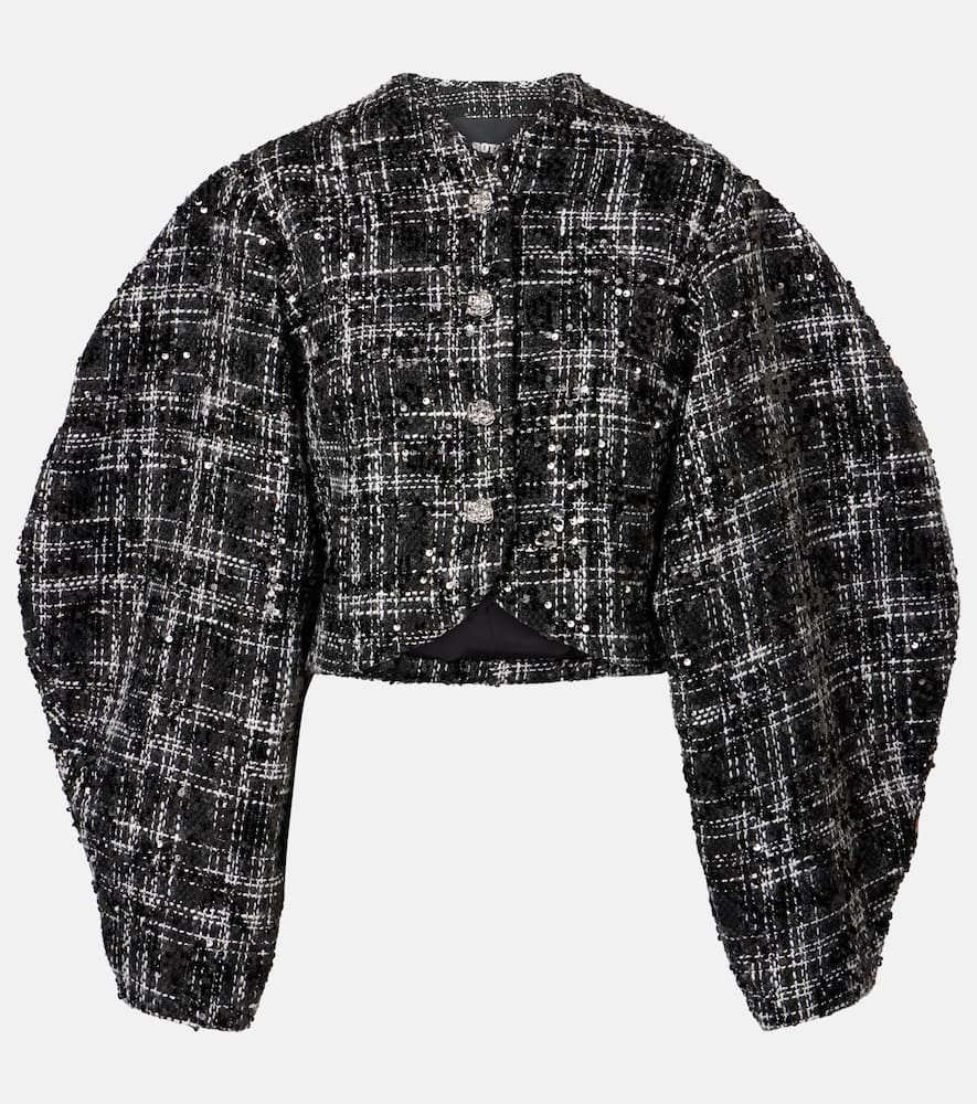 Rotate Sequined boucl√É¬© jacket