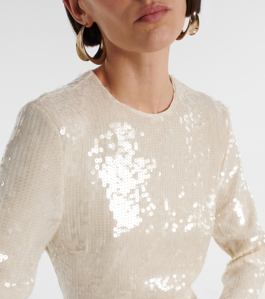 Rotate Sequined gown