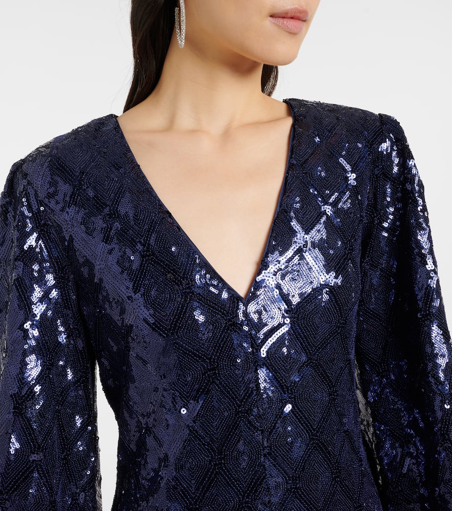 Rotate Sequined minidress