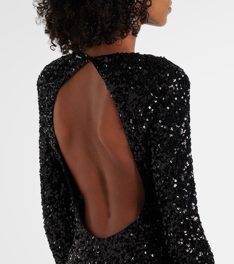 Rotate Sequined minidress