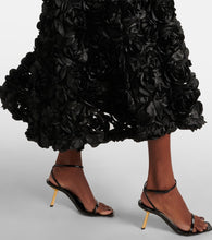 Rotate Sun floral-appliqu√É¬© high-rise maxi skirt