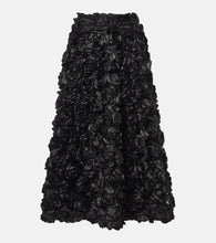 Rotate Sun floral-appliqu√É¬© high-rise maxi skirt - Rotate Sun 花卉贴花高腰长裙