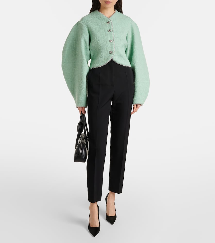 Rotate Wool-blend boucl√É¬© jacket