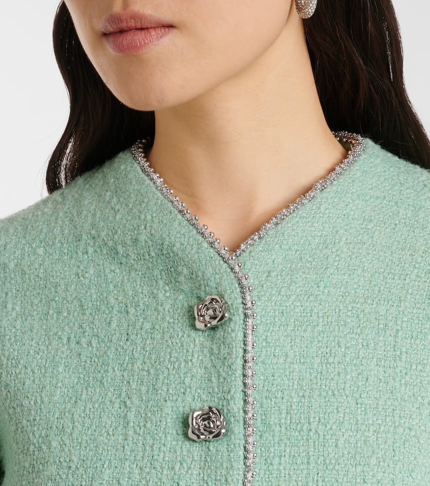 Rotate Wool-blend boucl√É¬© jacket