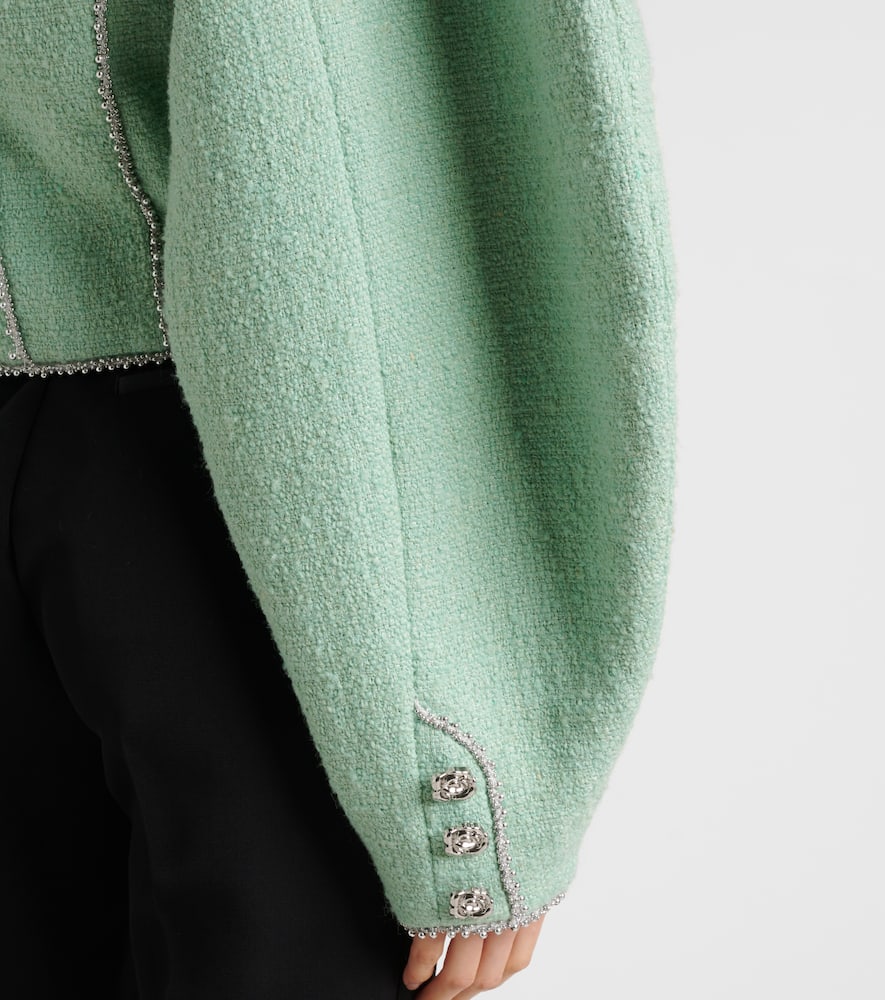 Rotate Wool-blend boucl√É¬© jacket