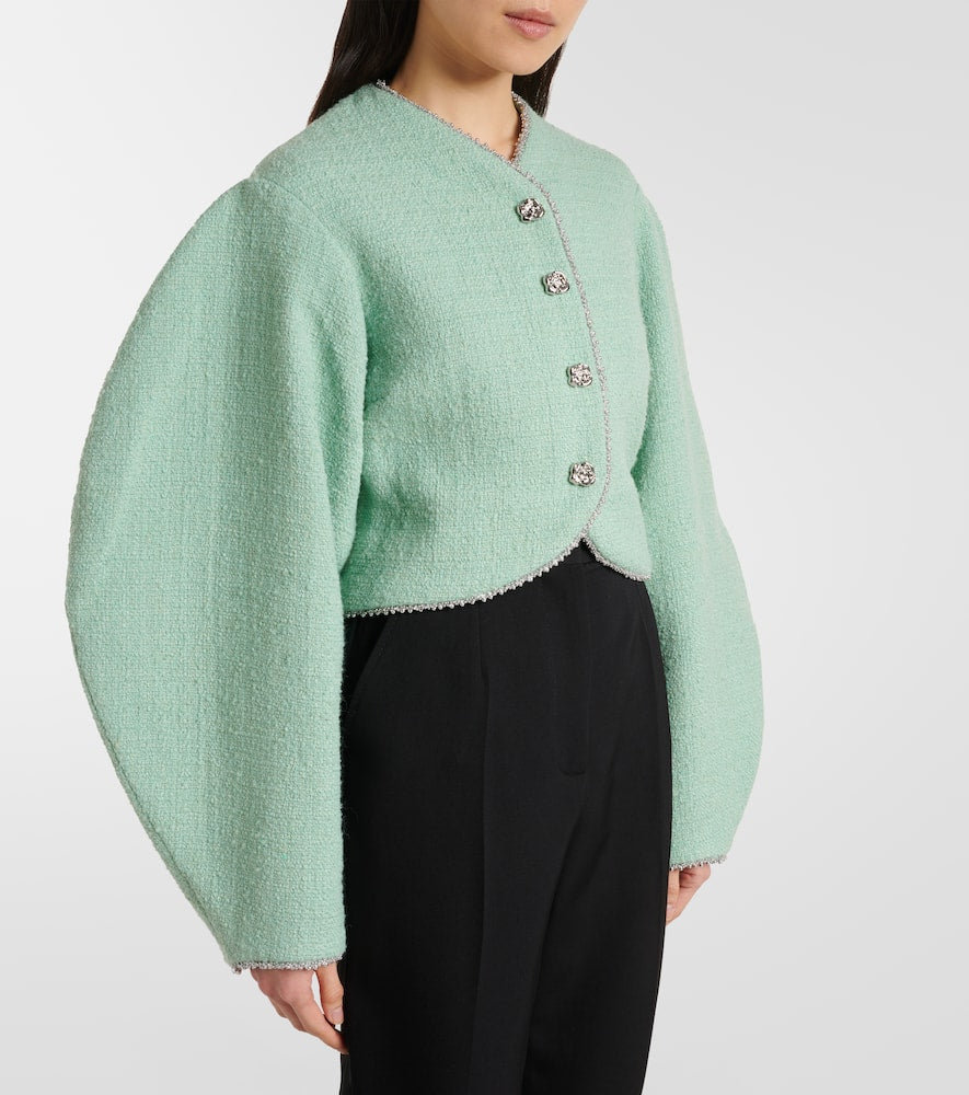 Rotate Wool-blend boucl√É¬© jacket