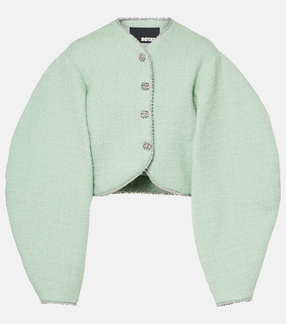 Rotate Wool-blend boucl√É¬© jacket