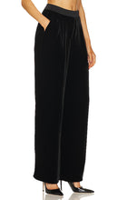 Rozie Corsets Velvet Pleated Trousers in Black