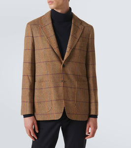 Rubinacci Checked wool blazer