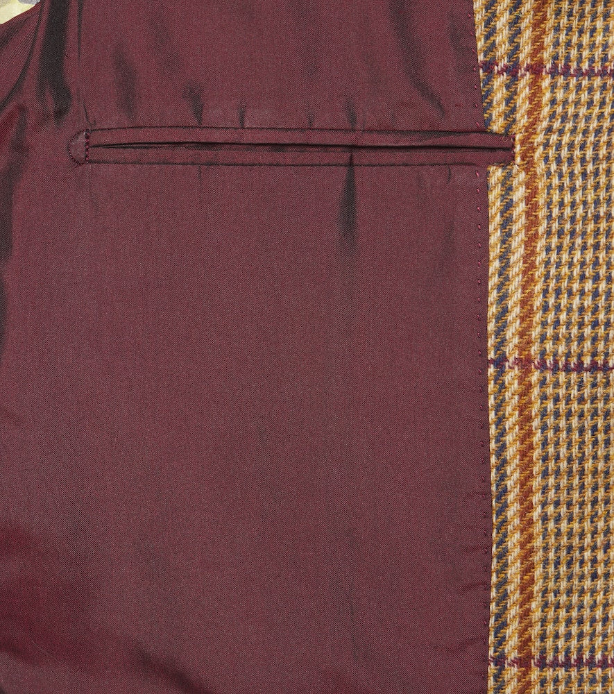 Rubinacci Checked wool blazer