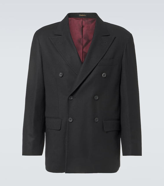 Rubinacci Double-breasted wool blazer