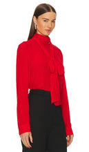Rue Sophie Mara Tie Blouse in Red