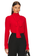 Rue Sophie Mara Tie Blouse in Red - Rue Sophie Mara Blouse nouée en rouge - Rue Sophie Mara 红色领带衬衫 - Rue Sophie Mara Krawattenbluse in Rot - Rue Sophie Mara 타이 블라우스레드 색상 - Camicetta con cravatta Rue Sophie Mara in rosso