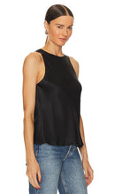 Rue Sophie Morgan Satin Tank in Black
