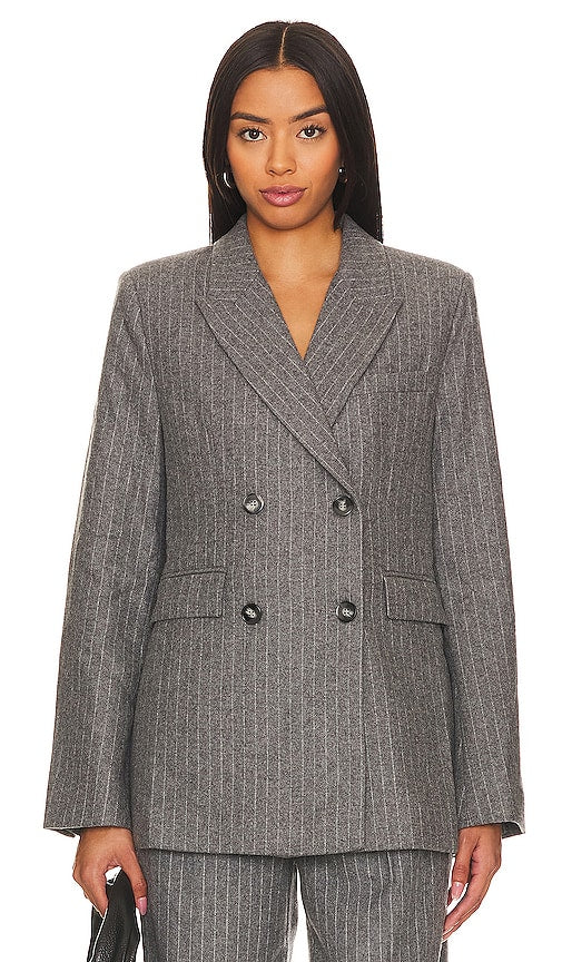 Rue Sophie Roen Suit Jacket in Grey