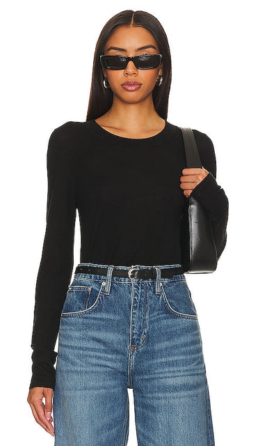 Rue Sophie Soho Crew Neck Top in Black - Rue Sophie Soho Top à col rond en noir - Rue Sophie Soho 黑色圆领上衣 - Rue Sophie Soho Rundhals-Top in Schwarz - Rue Sophie Soho 크루넥 탑 - Top girocollo Rue Sophie Soho in nero