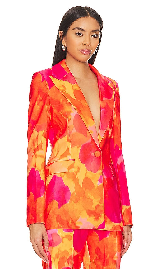 Runaway The Label Oralie Blazer in Orange